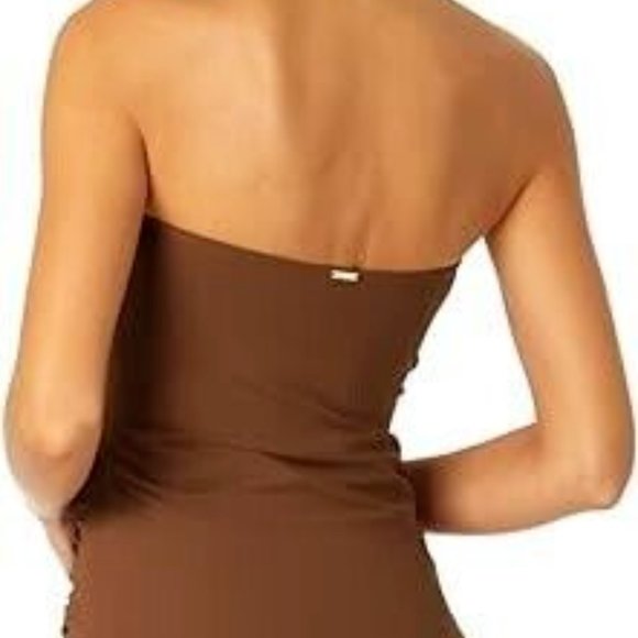 Anne Cole Brown Bikini Top - Picture 3 of 6